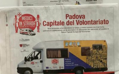 L’attività del Camper per Padova 2020 Capitale Europea del Volontariato